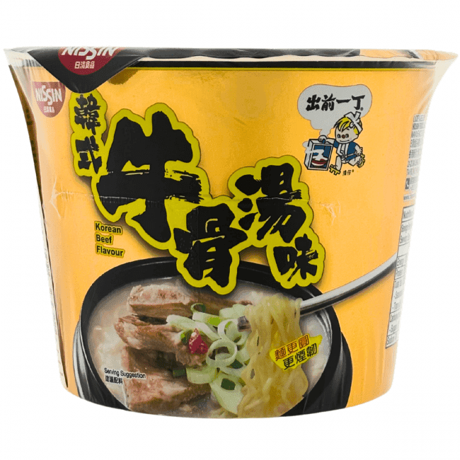 Nissin Bowl Noodle Koreaanse Runder Smaak 105g